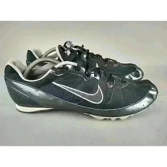 Men's Nike Zoom Rival MD Track & Field Running Spike Shoes Black,carry Bag - Picture 3 of 14